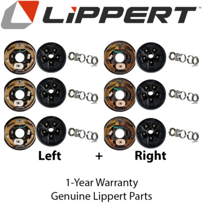 Lippert 3,500lb Triple Axle 10'' Brake & Drum Hub Kit Fits Dexter/AL-KO/Rockwell