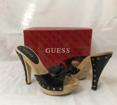 guess wooden heels
