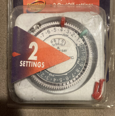 Intermatic TN111C Lamp / Appliance Timer 24hr *Easy Set Dial * 2