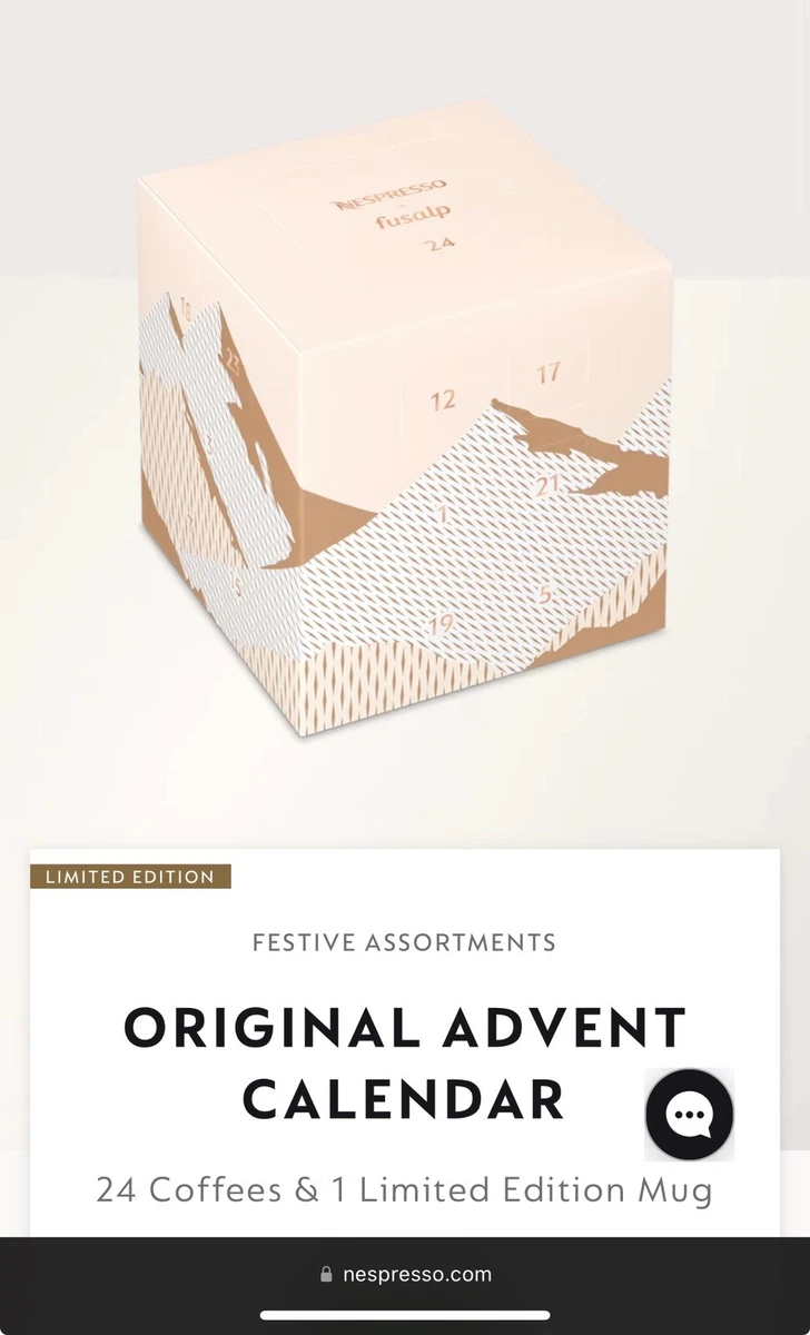 Nespresso Original Coffee Advent Calendar 2023,24 coffees&1 limited edit.  mug | eBay
