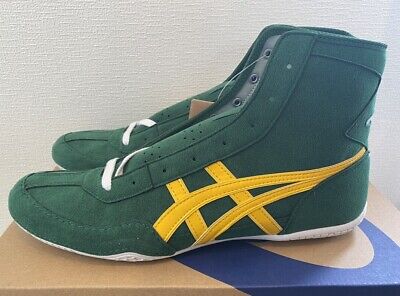 Asics Wrestling Shoes EX-EO special order 1083A001 Green x Asics Wrestling Shoes EX-EO special order 1083A001 Green x