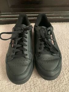 adidas womens black leather sneakers