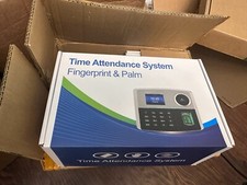 Lot of 4 Time Attendance System 2.8" Palm Fingerprint Access Terminal NEW