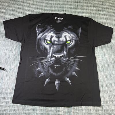 Liquid Blue Black Panther T Shirt Mens Sz 2XL New 