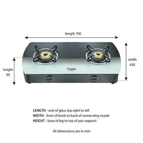 prestige premia 3 burner gas stove