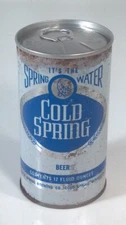 Vintage Cold Spring 12oz Straight Steel Beer Can Cold Spring Minnesota