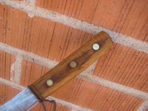 1940s Vintage 7" Blade ** DUNLAP *** Small Swedish Carbon Butcher Knife USA - Picture 7 of 11