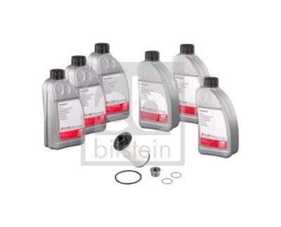 FEBI Ölwechsel-Set Getriebeöl-Filter Automatikgetriebe DSG 6-Gang DQ250 VW AUDI
