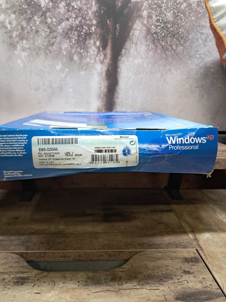 Microsoft Windows XP Professional Big Box Sealed NIB New In