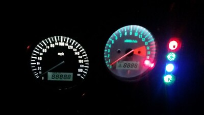 LED Clock Upgrade Kit Suzuki TL1000R 1998 - 2002 (W-K2) lightenupgrade