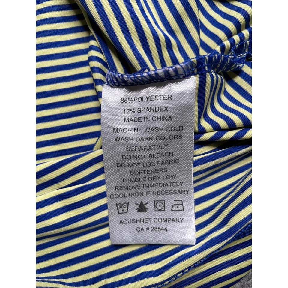 Camisa polo de golf FootJoy a rayas rendimiento atlético XL Foto 4 de 4