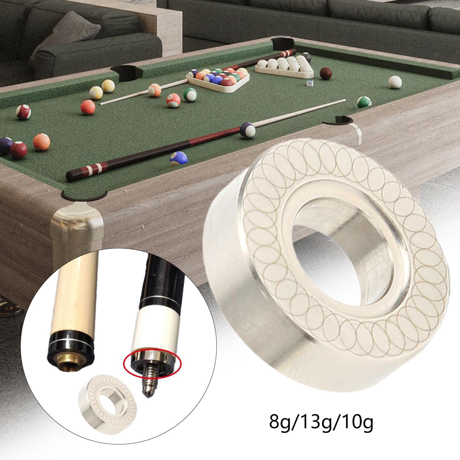 Billiard Pool Stick Cue Weight rings Stainless Steel Increased Club ...