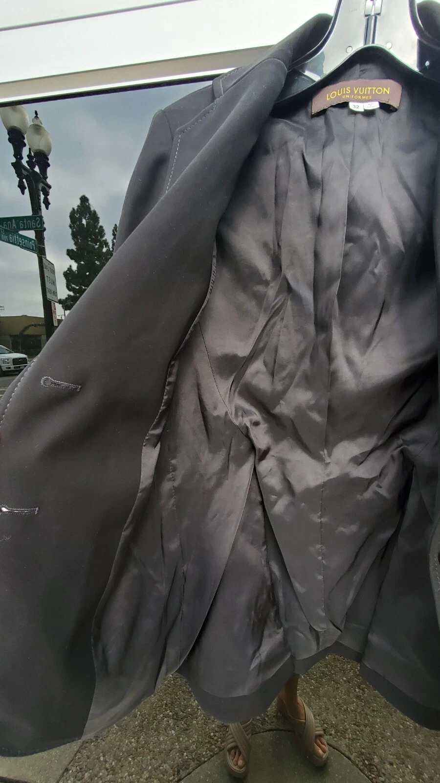 LOUIS VUITTON（LV） LOUIS VUITTON LV Blazer Nero Su misura FR 32 XS S UNIFORMI OTTIME Small 0 2