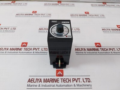 TEC ERC-2106S XC Time Off Delay Relay With Base AC 100- 110V 50/60 Hz 3A 250V AC