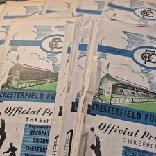 PRE 1960 FOOTBALL PROGRAMMES - 1946/47 to 1959/60 (7) - PRICED TO SELL -UPDATED