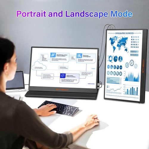 165Hz 2.5K Gaming Monitor 17.3'' Portable IPS Screen Extender Switch PS5/4 XBOX - Picture 22 of 24