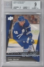 2009-10 Upper Deck Series 2 Tyler Bozak Young Guns #491 BGS 9.0