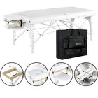 Master Massage 31" Extra Wide Montclair Pro Memory Foam Portable Massage Table