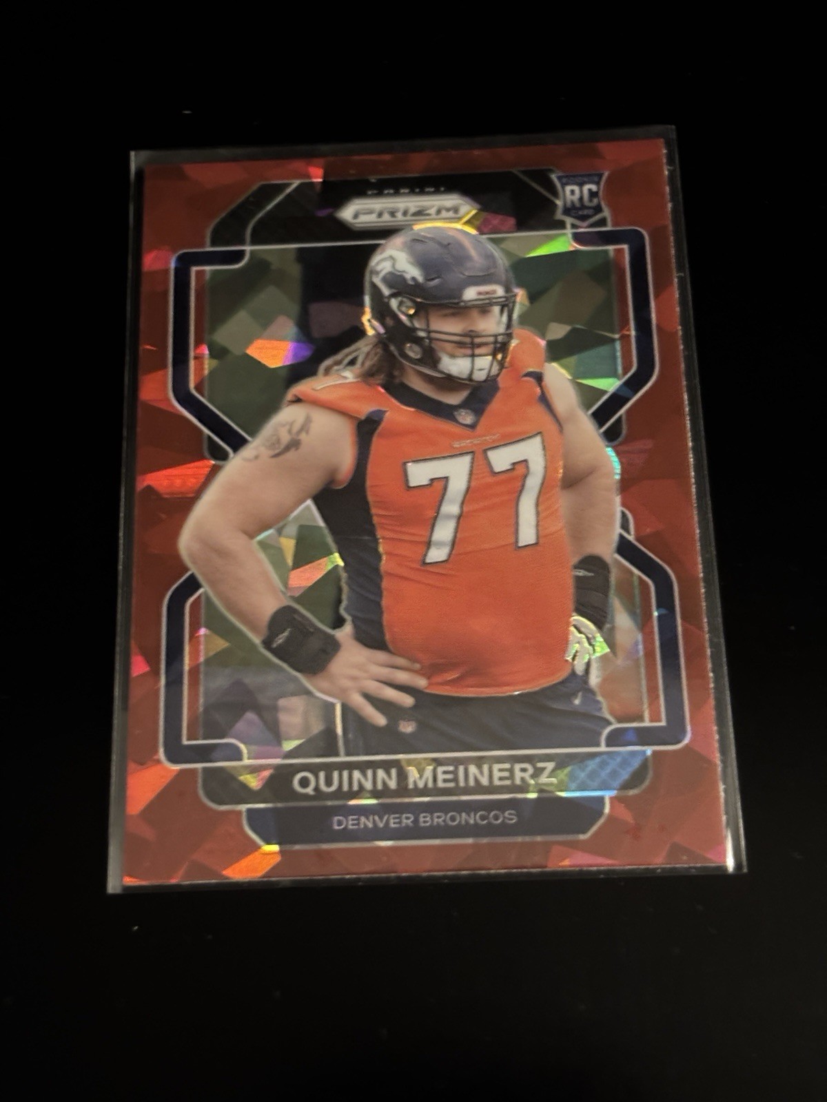 Quinn Meinerz Panini Prizm #430 Red Ice