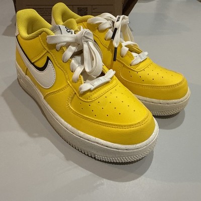 Size 6Y 7.5 Women s New - Nike Air Force 1 LV8 Low 82 Yellow DQ0359-700 GS