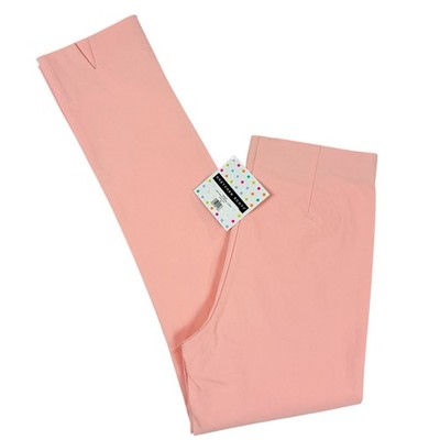 GRETCHEN SCOTT GripeLess Pull On Pant Pale Pink XS Slim Chic Stretch NEW!