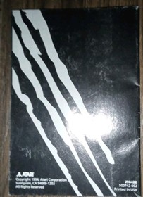 Zool 2 - Atari Jaguar -  Manual Only 