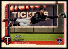 2025 Topps Chrome Logofractor Byron Buxton Minnesota Twins #172