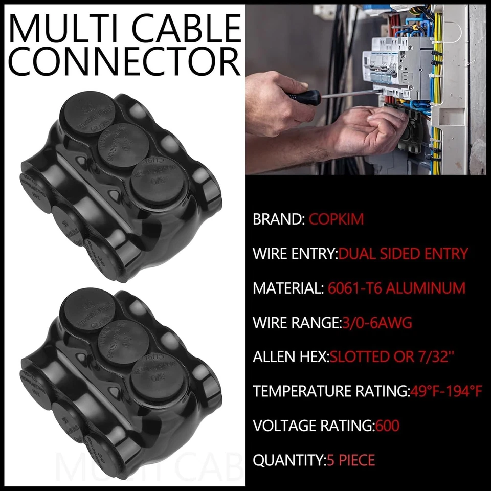 Residential Wiring Applications Connectors - Pack of 5 - Image 4 of 4