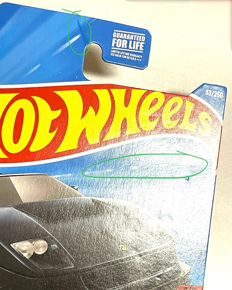 Hot Wheels Ferrari F40 Competizione Super Treasure Hunt US card J Hook Vein LOOK - Image 3 of 4