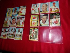 1960's Philadelphia   Phillies Baseball Cards 16-total, 1-owner