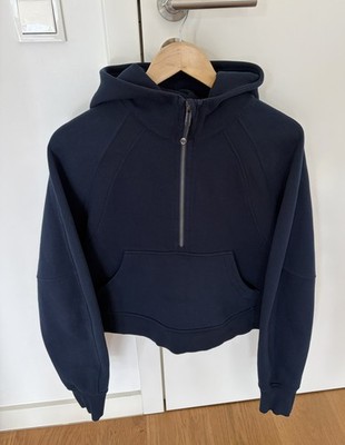LULULEMON NAVY COTTON HOODIE MEDIUM/LARGE