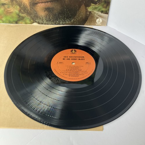 Kris Kristofferson - Me and Bobby McGee - 1971 vinyl LP - Monument Z 30817 - Picture 2 of 5