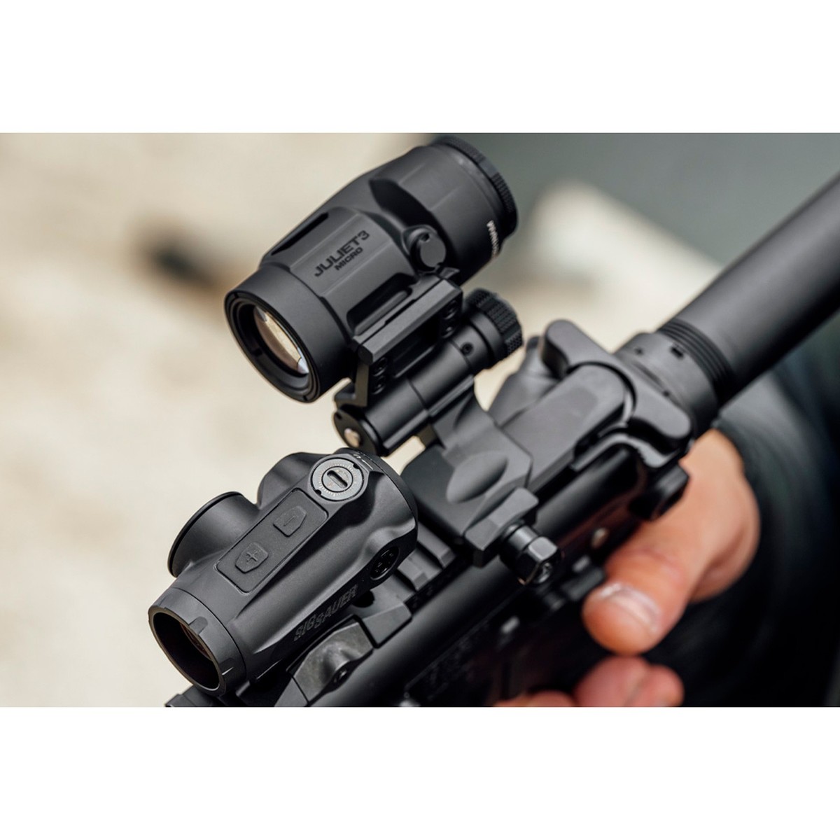 SIG SAUER Combo - Romeo5 Gen II 2 MOA Red Dot, Juliet3-Micro