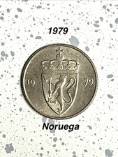 1979 Norway 50 Ore Norge Noruega Coin Free Shipping