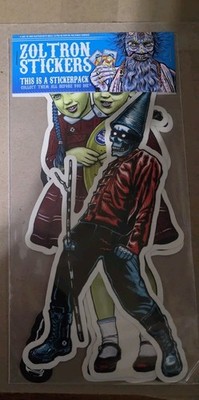 Zoltron -  Large Screen Printed Stickers,1 Pack- Hard To Find Slaps!   
