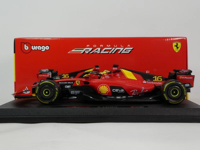 1:18 Burago Ferrari SF-23 2023 18-16812#16-MB GP F1 Italian 2023 #16 C. Leclerc - Immagine 3 di 3