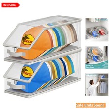 Space-Saving Hat Storage Box - Holds 24 Caps, Ideal for Closet Organization