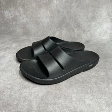 OOFOS Sandals Mens 14 OOahh Slide Recovery Black Comfort