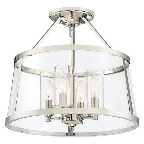 Quoizel Lighting - Four Light Semi-Flush Mount - Semi-Flush Mount - Barlow - 4 - Picture 4 of 4