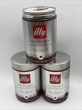 illy Ground Coffee Espresso Intenso Bold Roast, 8.8 Oz (3 Pack) BB 11/2026