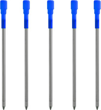 Metal Pen D1 Refills, Ballpoint Pen Refill, Blue Ink, Crystal Diamond Pen Refil