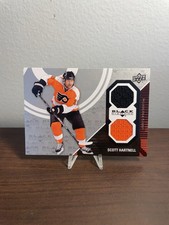 2011-12 Upper Deck Black Diamond - Dual Jerseys Scott Hartnell #PHI-SH (MEM)
