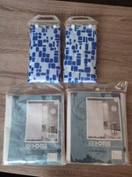4pcs! Shower Curtain