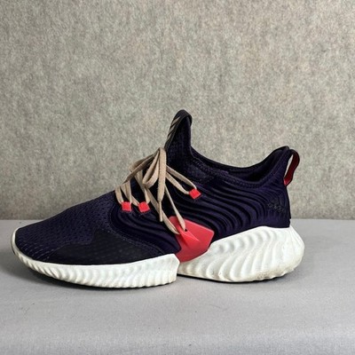Adidas Alphabounce Beyond Mens 10.5 Purple Mesh Athletic Running Shoes F35396