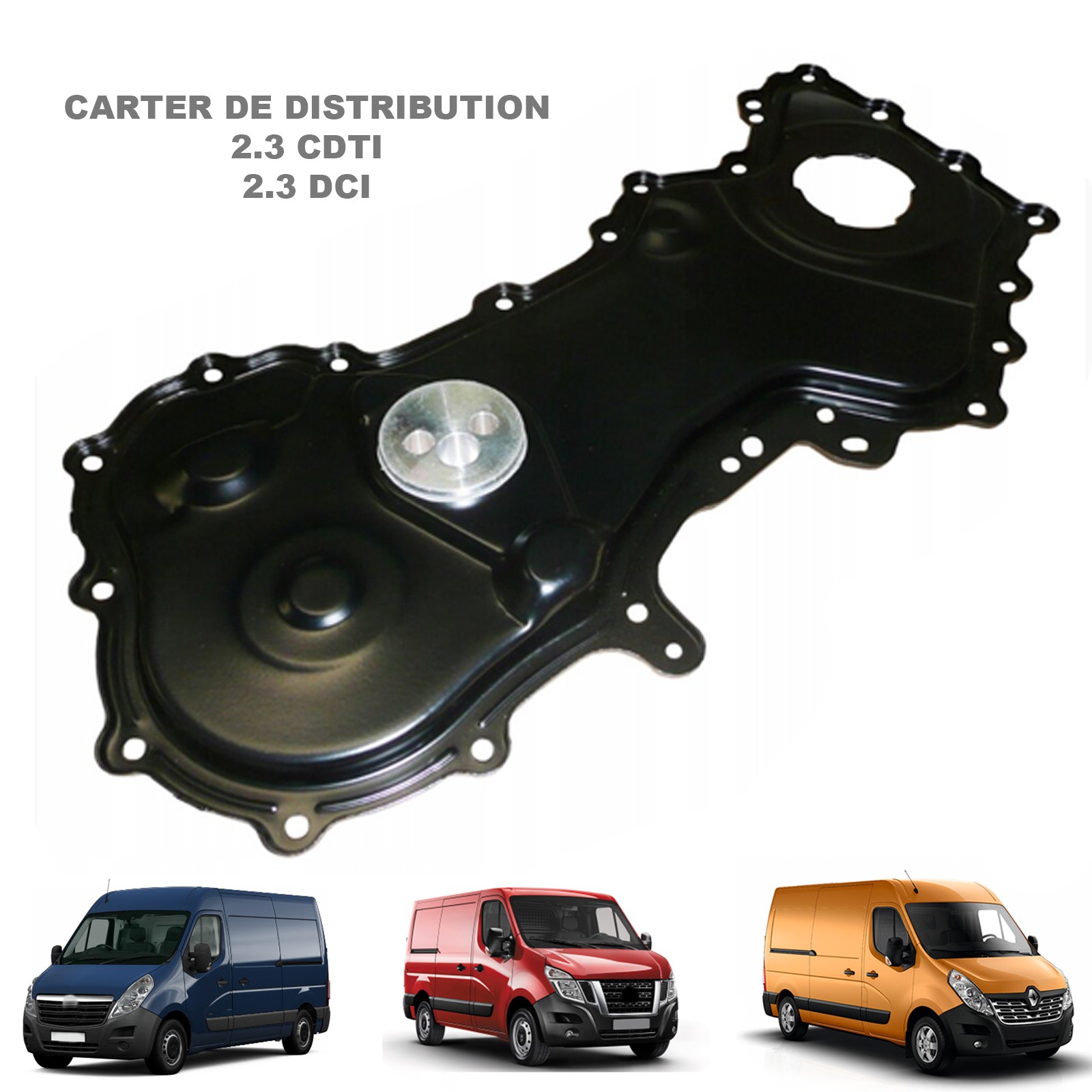 Carter de distribution en aluminium renforcé pour Master III 93168101