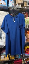 New ZENANA Blue Mini Dress Size 1X