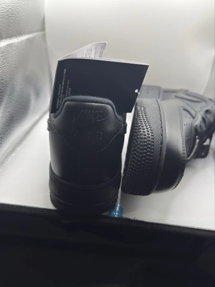 Supreme x Nike Air Force 1 logotipo de caja baja - negro Foto 4 de 4