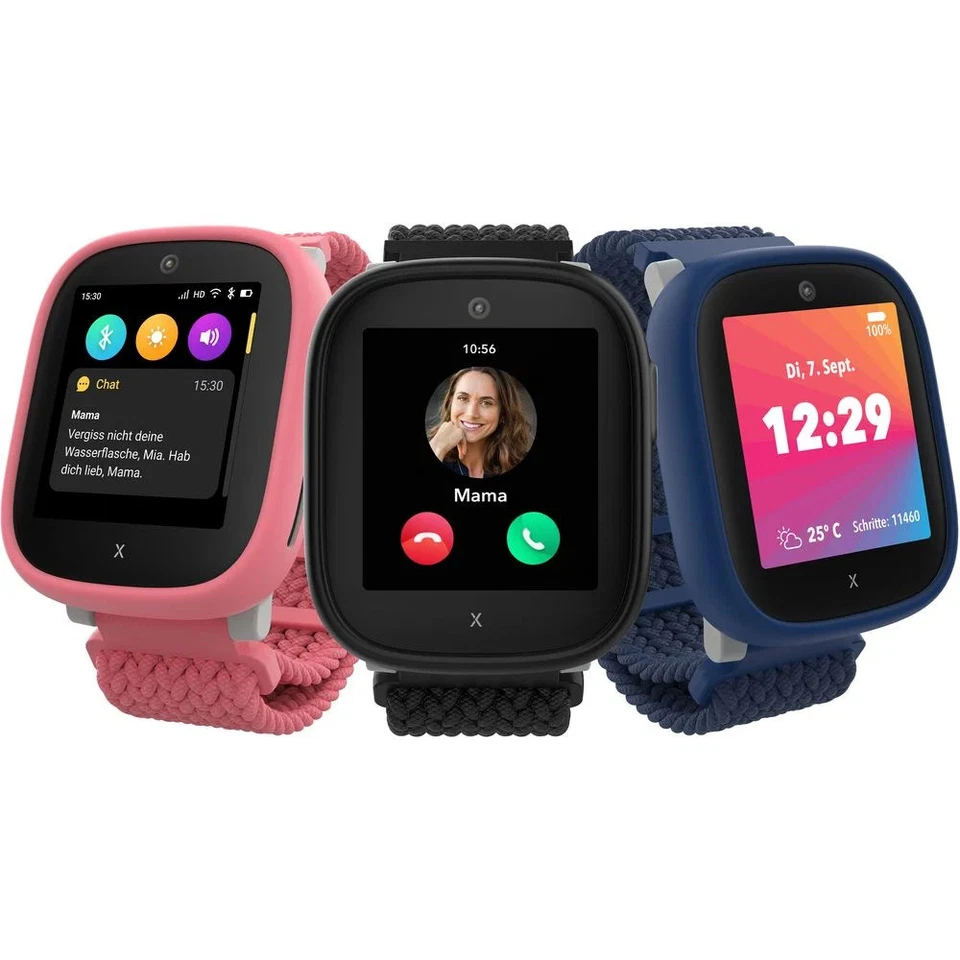 XPLORA Xplora X6 Gen 2 Kindersmartwatch  Schwarz Textilarmband, Foto 4 von 5