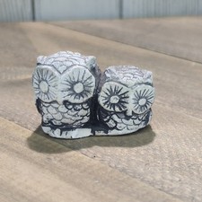 Vintage Mount St. Helens Volcanic Ash OWL Figurine Made in USA