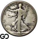 1921 Walking Liberty Half Dollar, VG Better Date